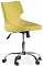 Otočná stolička na kolieskach colorato - žltá