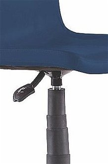 Otočná stolička na kolieskach common - modrá 5
