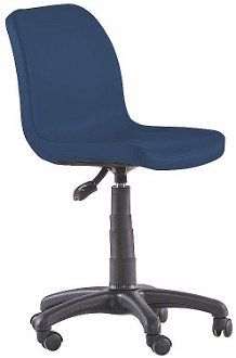 Otočná stolička na kolieskach common - modrá 2