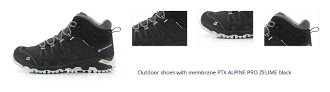 Outdoor shoes with membrane PTX ALPINE PRO ZELIME black 1