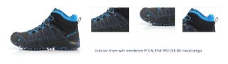 Outdoor shoes with membrane PTX ALPINE PRO ZELIME mood indigo 1