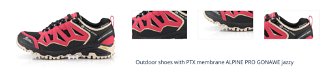 Outdoor shoes with PTX membrane ALPINE PRO GONAWE jazzy 1