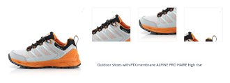Outdoor shoes with PTX membrane ALPINE PRO HAIRE high rise 1