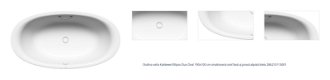 Oválna vaňa Kaldewei Ellipso Duo Oval 190x100 cm smaltovaná oceľ ľavá aj pravá alpská biela 286210113001 1