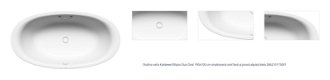 Oválna vaňa Kaldewei Ellipso Duo Oval 190x100 cm smaltovaná oceľ ľavá aj pravá alpská biela 286210173001 1