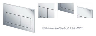 Ovládacia doska Viega Visign for Life 5, chróm 773717 1