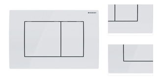 Ovládacie tlačidlo Geberit Delta30 plast alpská biela 115.137.11.1 3