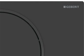 Ovládacie tlačidlo Geberit Sigma oceľ matná čierna 115.869.16.6 7