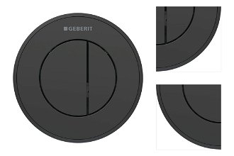 Ovládacie tlačidlo Geberit Sigma plast čierne 116.056.DW.1 3