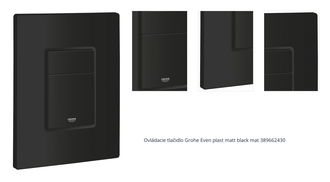 Ovládacie tlačidlo Grohe Even plast matt black mat 389662430 1