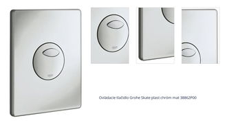 Ovládacie tlačidlo Grohe Skate plast chróm mat 38862P00 1