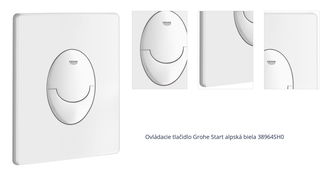 Ovládacie tlačidlo Grohe Start alpská biela 38964SH0 1