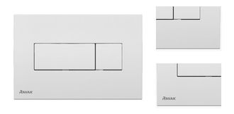Ovládacie tlačidlo Ravak Uni plast biela X01457 3