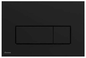 Ovládacie tlačidlo Ravak Uni Slim z plastu v čiernej farbe X01744 2