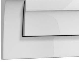 Ovládacie tlačidlo Roca Active z plastu v bielej farbe A8901170B0 8