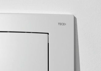 Ovládacie tlačidlo Tece Ambia  z plastu  v bielej farbe 9240100 7