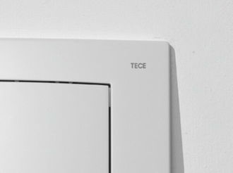 Ovládacie tlačidlo Tece Ambia  z plastu  v bielej farbe 9240140 7