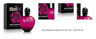 Paco Rabanne Black XS For Her - EDT 80 ml 1