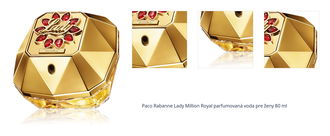 Rabanne Lady Million Royal parfumovaná voda pre ženy 80 ml 1