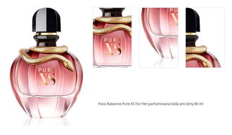 Rabanne Pure XS For Her parfumovaná voda pre ženy 80 ml 1