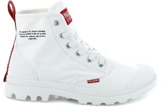 Palladium Boots Pampa Hi Dare White - Dámske - Tenisky Palladium - Biele - 76258-116-M - Veľkosť: 46