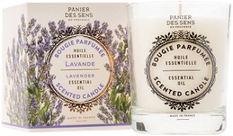 Panier des Sens Dekoratívna vonná sviečka v skle Relaxing Lavender (Scented Candle) 180 g
