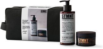 Pánska darčeková sada na starostlivosť a styling vlasov s kozmetickou taškou STMNT Staygold (2761620) + darček zadarmo