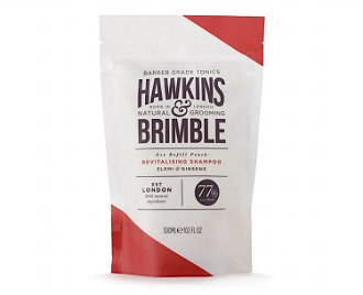 Pánsky revitalizujúci šampón na vlasy Hawkins  a  Brimble - 300 ml, náhradná náplň (HAW044) + darček zadarmo