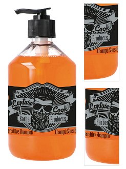Pánsky šampón pre citlivú pokožku hlavy Captain Cook Sensitive Shampoo - 500 ml + darček zadarmo 3