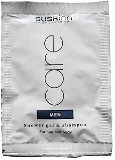 Pánsky sprchový gél a šampón na vlasy a telo Subrina Professional Care Men - 10 ml (060558) 2