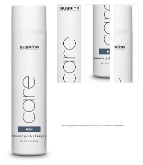 Pánsky sprchový gél a šampón na vlasy a telo Subrina Professional Care Men - 250 ml (060557) + DARČEK ZADARMO 1