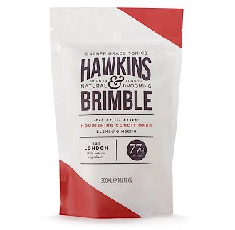 Pánsky vyživujúci kondicionér na vlasy Hawkins  a  Brimble - 300 ml, náhradná náplň (HAW045) + darček zadarmo