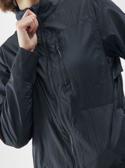 Dámska trekingová bunda s recyklovanou výplňou  Primaloft Active - čierna 5
