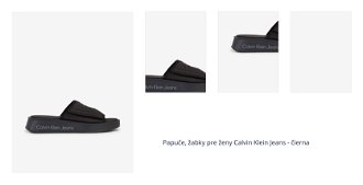 Papuče, žabky pre ženy Calvin Klein Jeans - čierna 1