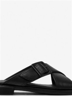 Čierne dámske kožené papuče Camper 5