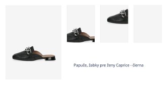 Papuče, žabky pre ženy Caprice - čierna 1
