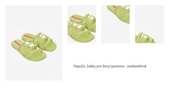 Papuče, žabky pre ženy Ipanema - svetlozelená 1