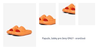 Papuče, žabky pre ženy ONLY - oranžová 1