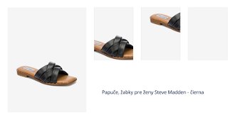 Papuče, žabky pre ženy Steve Madden - čierna 1