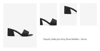 Papuče, žabky pre ženy Steve Madden - čierna 1