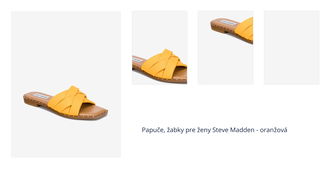 Papuče, žabky pre ženy Steve Madden - oranžová 1