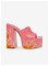 Papuče, žabky pre ženy Steve Madden - ružová, oranžová