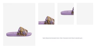 Papuče, žabky pre ženy Versace Jeans Couture - fialová 1
