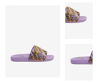 Papuče, žabky pre ženy Versace Jeans Couture - fialová 3
