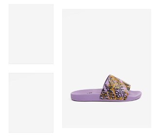 Papuče, žabky pre ženy Versace Jeans Couture - fialová 4
