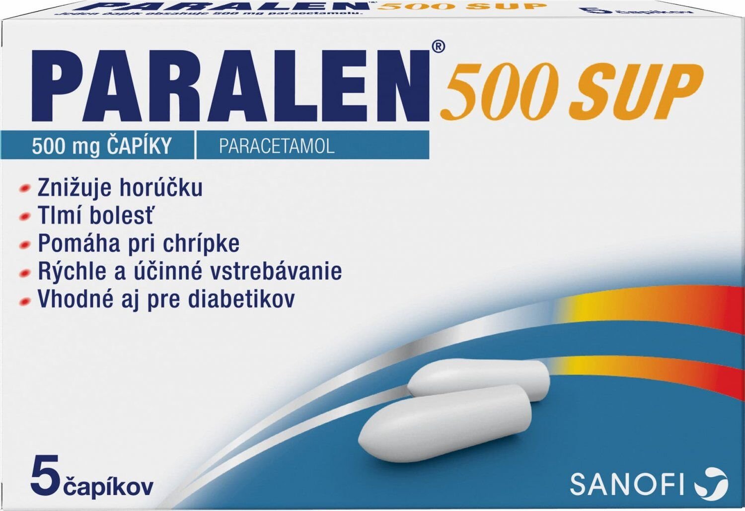 Paralen ® 500 mg čapíky 5 ks