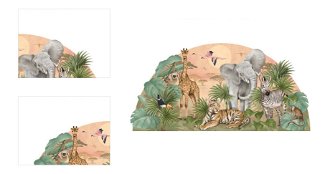 Nálepka na stenu - safari - Túlanie divočinou 4