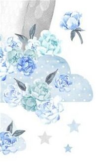 Pastelowe Love Nálepka na stenu - Zvieratká - Spiaca sova barva: Modrá 9