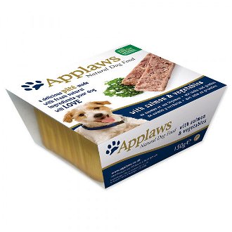 Pastika Applaws Dog Pate with Salmon a vegetables 150g