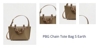 PBG Chain Tote Bag S Earth 1